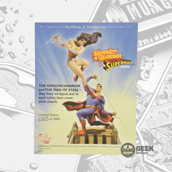 DC™ Limited Edition Superman vs Wonder Woman Statue - Image 5
